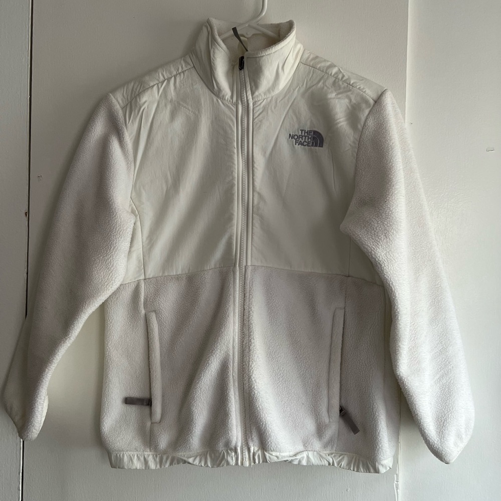 The North Face Kids White Fleece Jacket
